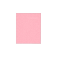 Classmates 8x6.5" Exercise Book 32 Page, Plain, Pink - Pack of 100